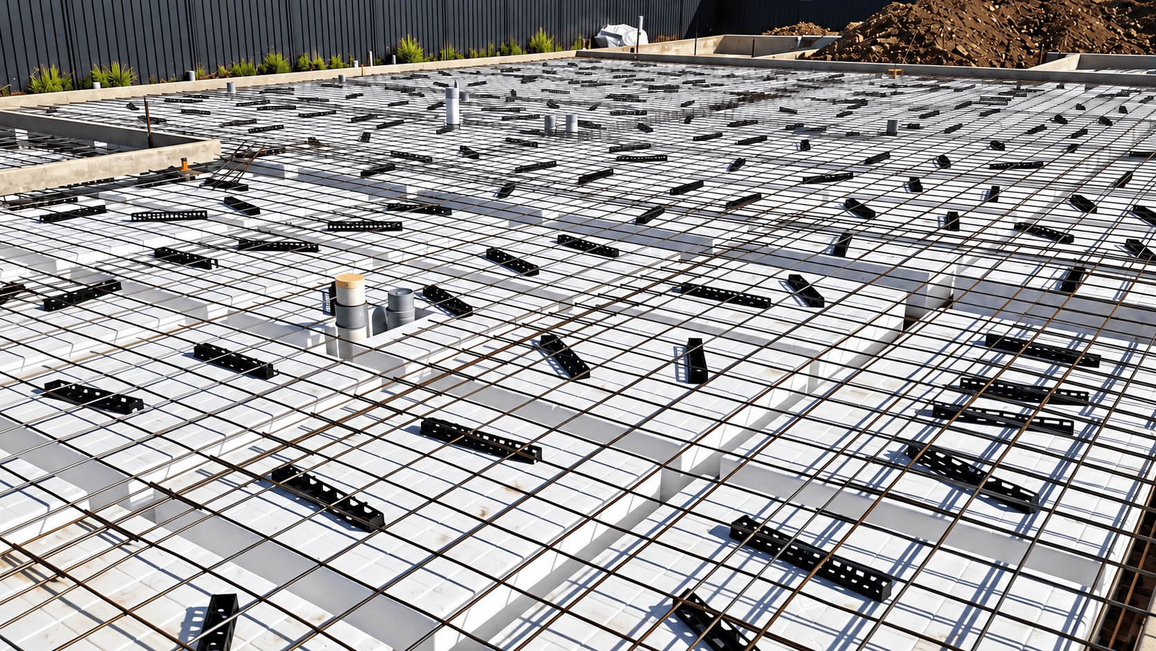 Footing and slab construction
