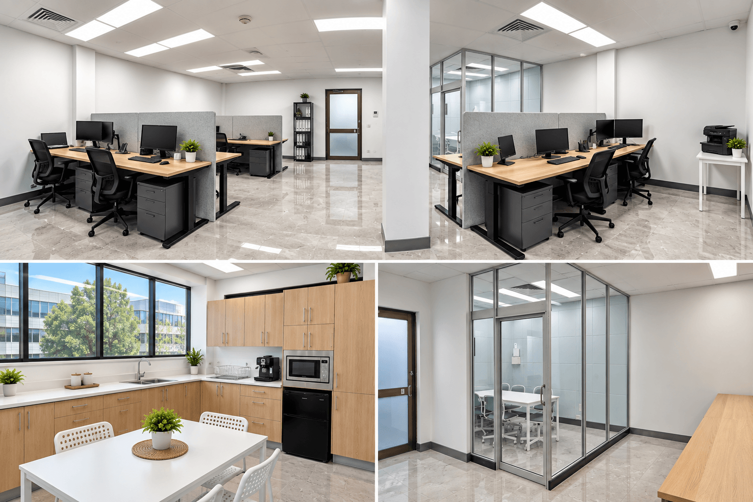 The SNG Engineers team's open-plan workspace in Clayfield